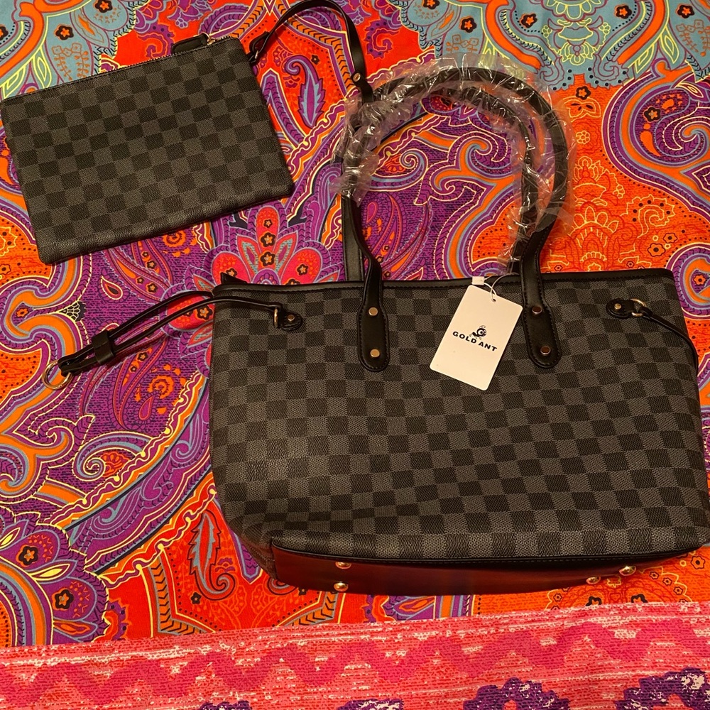 Gold Ant shopper tote
